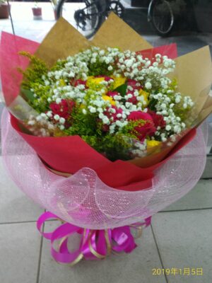 編號:I0004------歡唱滿天星花束